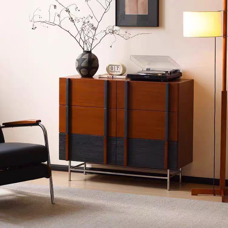 Gaoliang Sideboard Nordic Japanese Style Wooden Storage Cabinet OEM/ODM (GZ259)