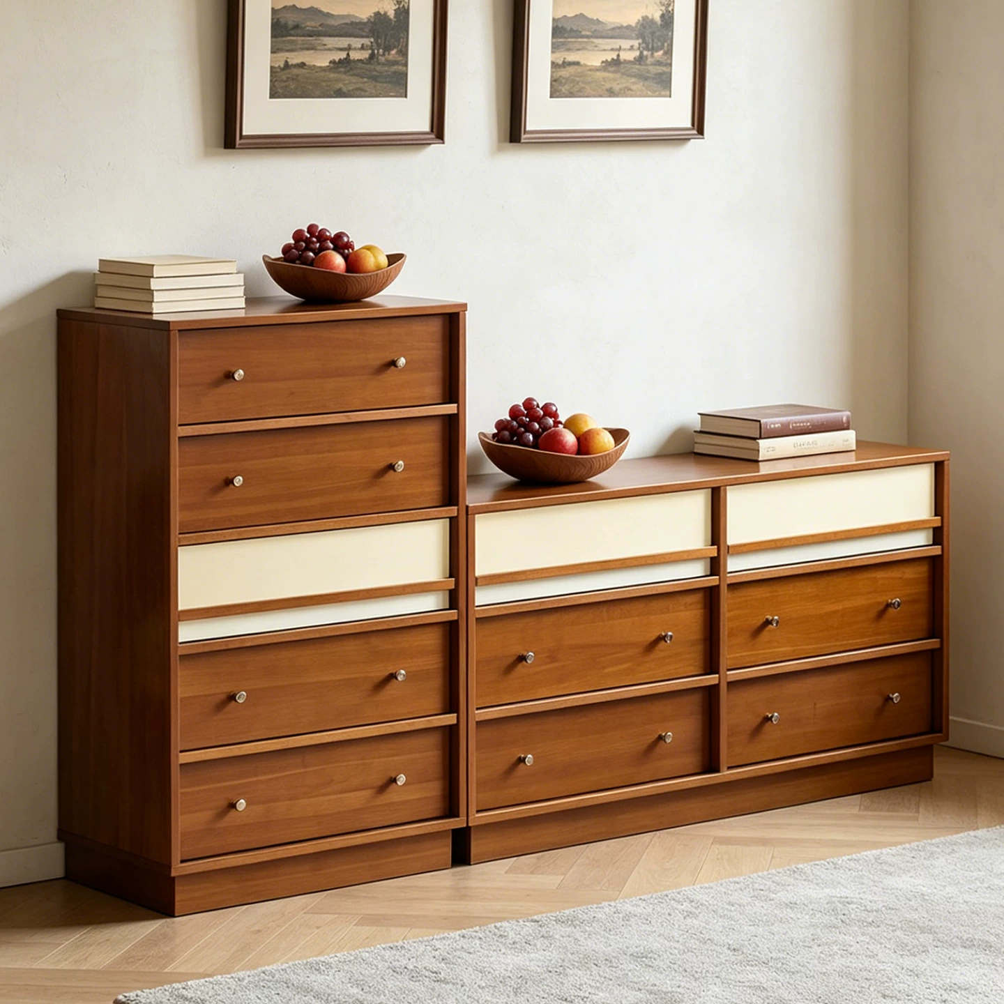 GZ264 (4) Gaoliang Sideboard Mid-century Home Furniture Sideboard Cabinet OEM/ODM (GZ264)