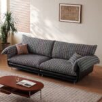 Gaoliang Sofa Modern 3-Seater Fabric Armrest Sponge Comfortable Sofas OEM/ODM (SF129)