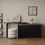 Gaoliang Makeup Vanities American Style Wooden Dressing Table OEM/ODM (ZT32)