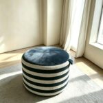 Modern Round Ottoman Stool With Storage Corner chair