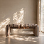 Entry Door Shoe Changing Stool Wood Bed End Bench