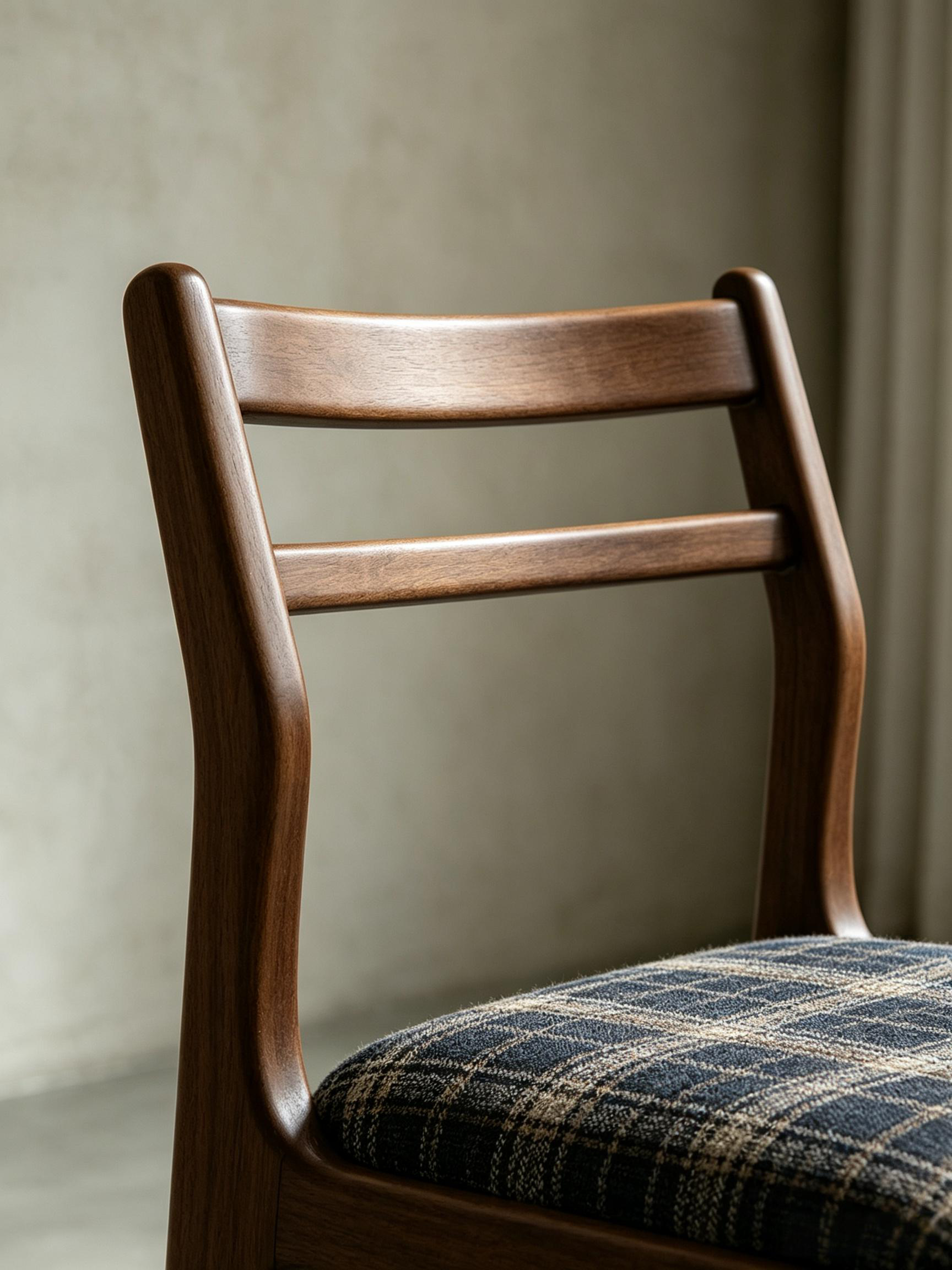 YZ314-5 Solid Wood Dining Chair Modern Upholstered Restaurant Chair