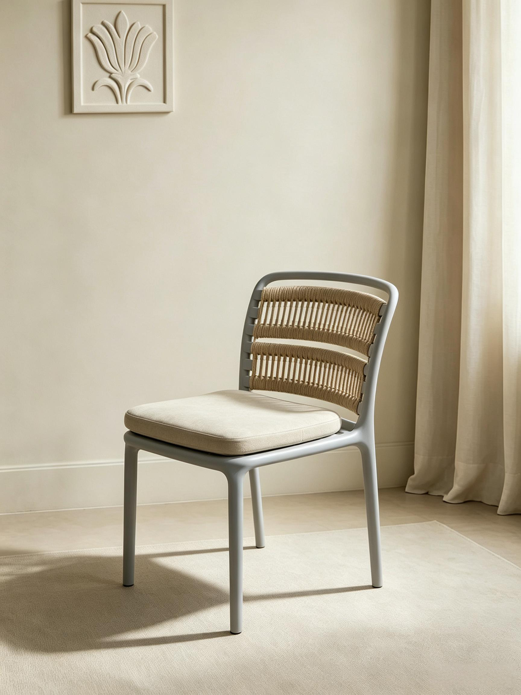 YZ323-1 Gaoliang Dining Chairs Plastic Chair Modern Hotel Restaurant Furniture (YZ323) - Image 1