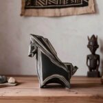 Gaoliang Horse Ceramic Ornament Tabletop Decoration (CMS57)