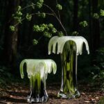 Gaoliang Luxury Green Crystal Glass Vase (FB-E26022)