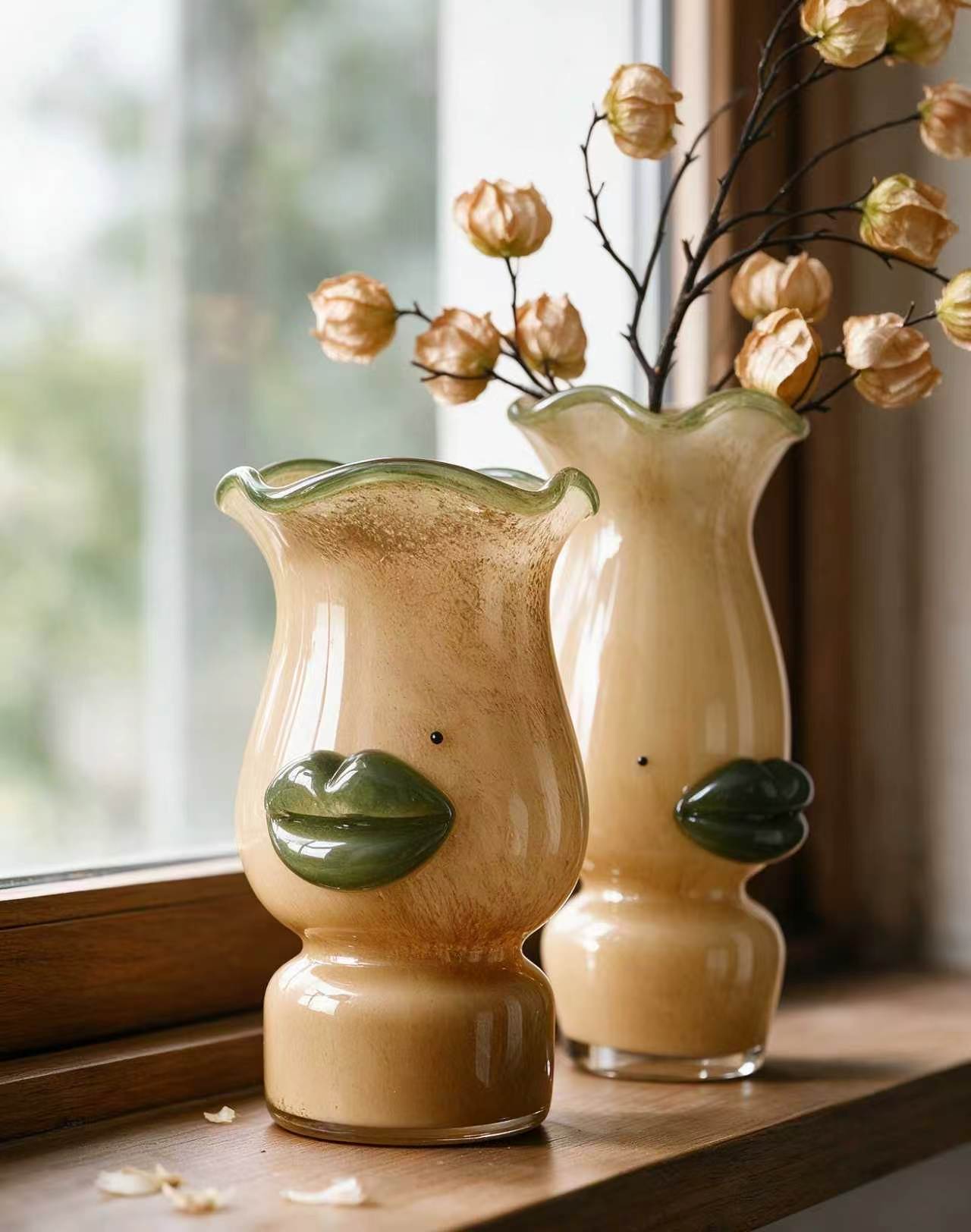 Gaoliang Living Room Decoration Glass Vases (FB-E26023)