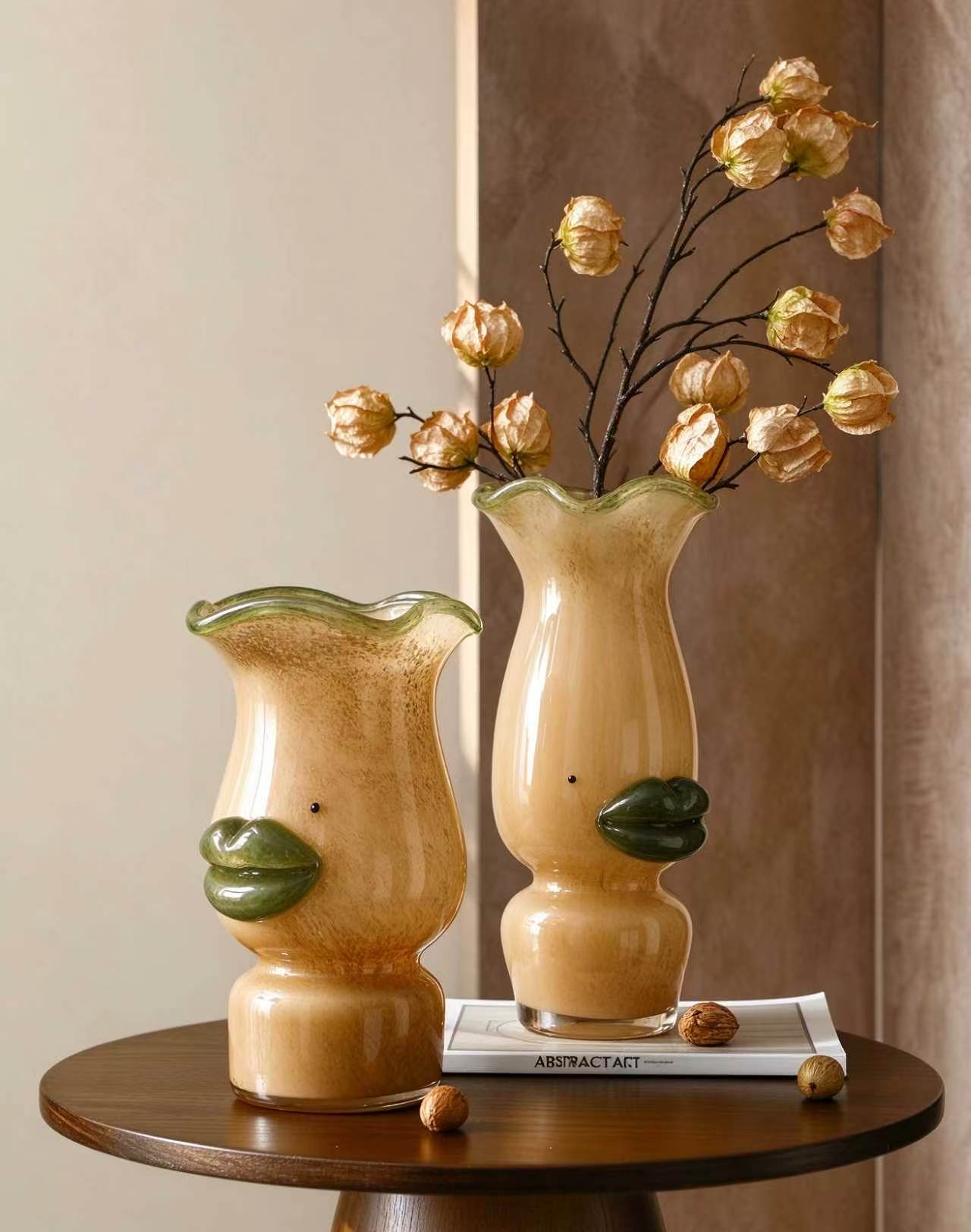 Gaoliang Living Room Decoration Glass Vases (FB-E26023)